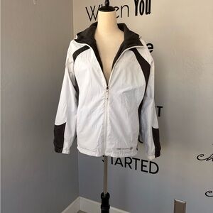 Free Country Women's White and Black Reversible Water Resistant Jacket XL